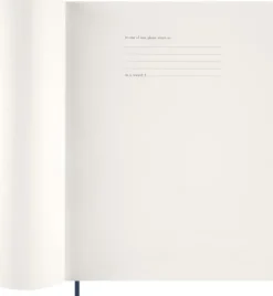 Moleskine Germany GmbH Wochenkalender-Moleskine 15 Monate Essential Wochenkalender 2025/2026, 1 Wo = 2 Seiten, vertikal, XXL, fester Einband, Saphirblau