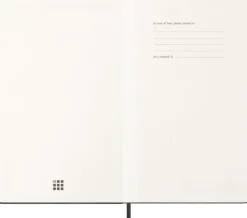 Moleskine Germany GmbH Wochenkalender-Moleskine 12 Monate Wochenkalender 2026, Large/A5, 1 Wo = 2 Seiten, vertikal, fester Einband, Schwarz