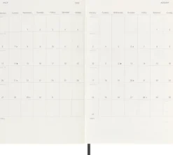 Moleskine Germany GmbH Wochenkalender-Moleskine 18 Monate Wochenkalender 2025/2026, L/A5, 1 Wo = 1 Seite, Rechts Linierte Seite, Weicher Einband, Schwarz