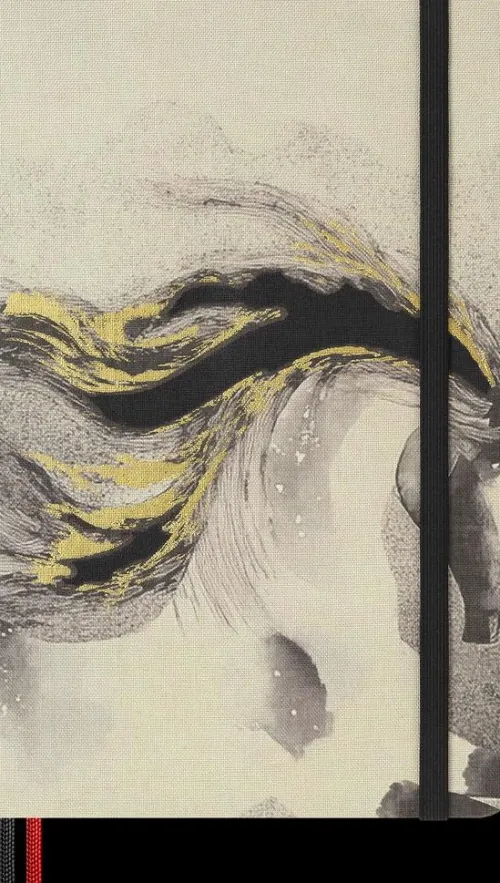 Moleskine Germany GmbH Kalligraphie & Handlettering*Moleskine Das Jahr des Pferdes Notizbuch L/A5, liniert, fester Einband, Kalligrafie