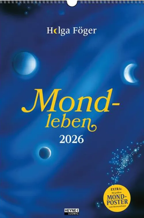 Ludwig bei Heyne Wandkalender|Posterkalender*Mondleben 2026