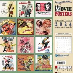 Tushita PaperArt Posterkalender*Movie Posters 2024