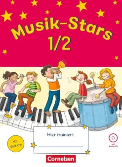 Oldenbourg Schulbuchverl. Nach Fächern·Musik*Musik-Stars - Grundwissen 1./2. Schuljahr - Übungsheft mit Lösungen und Audio-CD