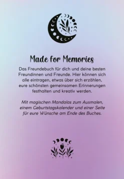 Ars Edition GmbH Freundebücher*My Best Friends | Freundebuch mit Magic Mandalas