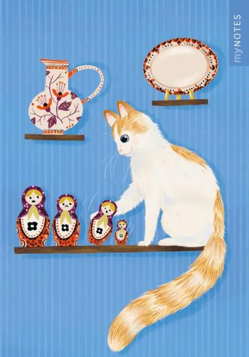 Ars Edition GmbH Notizbücher & -Blöcke*myNOTES Papeterie: Notizheft Katzen regieren die Welt - Katzenspiel