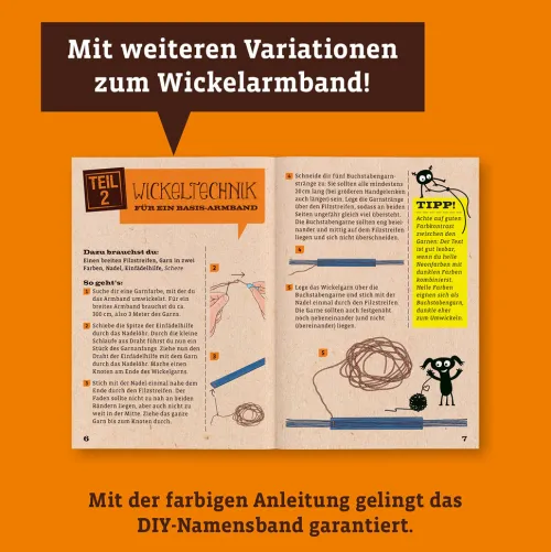 Franckh-Kosmos Forschen & Entdecken-Namensbänder wickeln