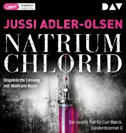 Der Audio Verlag GmbH Krimis & Thriller·Psychothriller|Krimis & Thriller·Politthriller-NATRIUM CHLORID. Der neunte Fall für Carl Mørck, Sonderdezernat Q