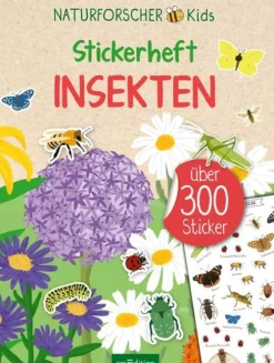Ars Edition GmbH Stickerhefte-Naturforscher-Kids - Stickerheft Insekten