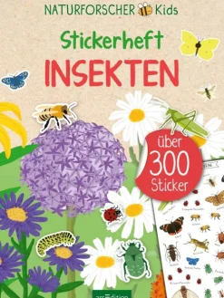 Ars Edition GmbH Stickerhefte-Naturforscher-Kids - Stickerheft Insekten