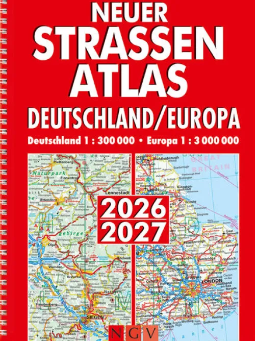 Naumann & Göbel Verlagsg. Karten & Atlanten*Neuer Straßenatlas Deutschland/Europa 2026/2027