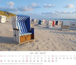 Tushita PaperArt Postkartenkalender*Nordsee 2023