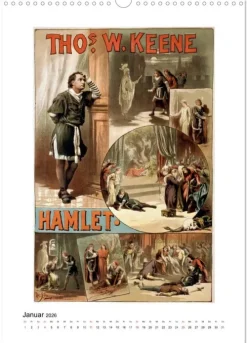 NOSTALGIE Poster aus Film, Theater und Werbung (Wandkalender 2026 DIN A3 hoch), Monatskalender*Calvendo