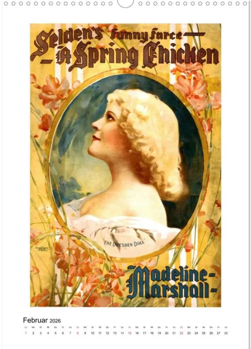 NOSTALGIE Poster aus Film, Theater und Werbung (Wandkalender 2026 DIN A3 hoch), Monatskalender*Calvendo