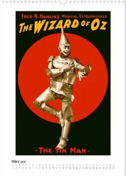 NOSTALGIE Poster aus Film, Theater und Werbung (Wandkalender 2026 DIN A3 hoch), Monatskalender*Calvendo