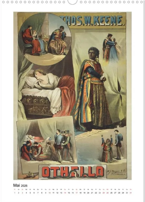 NOSTALGIE Poster aus Film, Theater und Werbung (Wandkalender 2026 DIN A3 hoch), Monatskalender*Calvendo