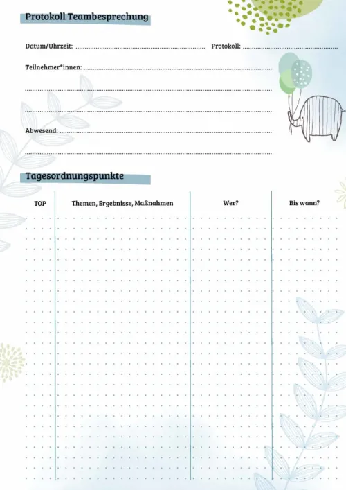 Don Bosco Medien GmbH Notizbücher & -Blöcke-Notizblock Teambesprechungen in der Kita: Protokollieren mit Herz