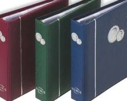 Leuchtturm GmbH Hobby & Lifestyle-Numis Münzenalbum, inkl. 5 Münzhüllen, rot