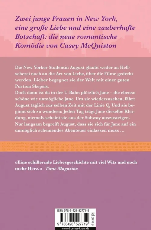 Knaur Taschenbuch Lgbtqia+-One Last Stop