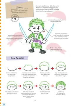 Carlsen Verlag GmbH Artbooks & Handbücher-One Piece Kritzelkurs