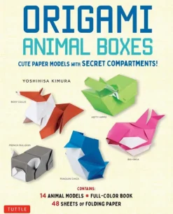 Origami Animal Boxes Kit*Tuttle Publishing Best