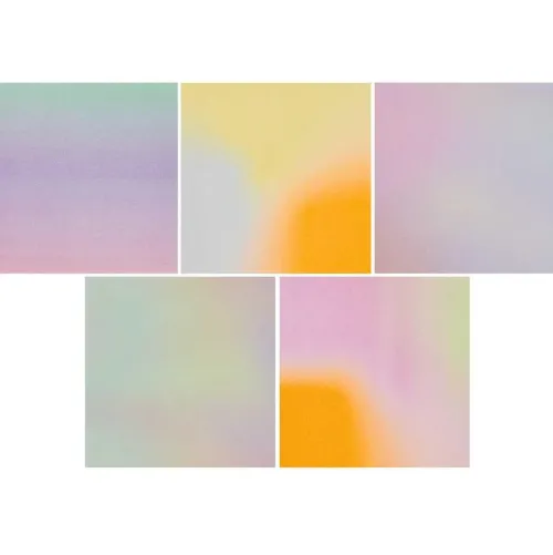 Rico Design GmbH & Co.KG Bastelpapier & Origami-Origami Duo Color, Blurry Gradient FSC MIX, 15 x 15 cm, 100 Blatt