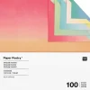 Rico Design GmbH & Co.KG Bastelpapier & Origami-Origami Duo Color, Linear Gradient FSC MIX, 15 x 15 cm, 100 Blatt