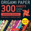 Origami Paper 300 Sheets Japanese Designs 4 (10 CM)*Tuttle Publishing