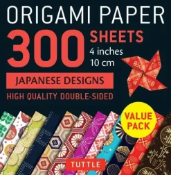 Origami Paper 300 Sheets Japanese Designs 4 (10 CM)*Tuttle Publishing