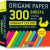 Origami Paper 300 Sheets Vibrant Colors 4 (10 CM)*Tuttle Publishing Sale
