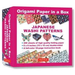 Origami Paper in a Box - Japanese Washi Patterns*Tuttle Publishing Online