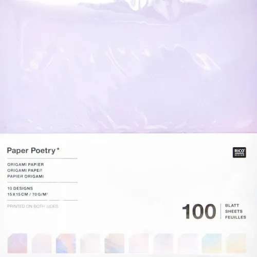 Origami The Sky is the Limit FSC MIX, 100 Blatt, 15x15 cm*Rico Design GmbH & Co.KG Clearance