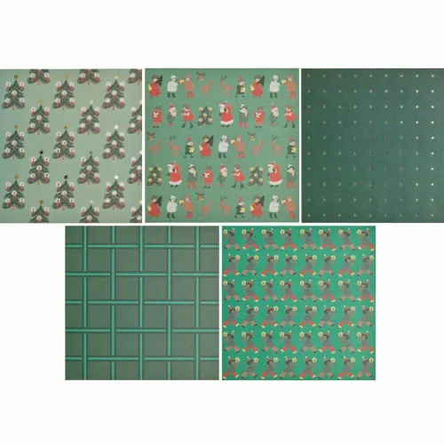 Rico Design GmbH & Co.KG Bastelpapier & Origami-Origami Weihnachtsmarkt FSC MIX