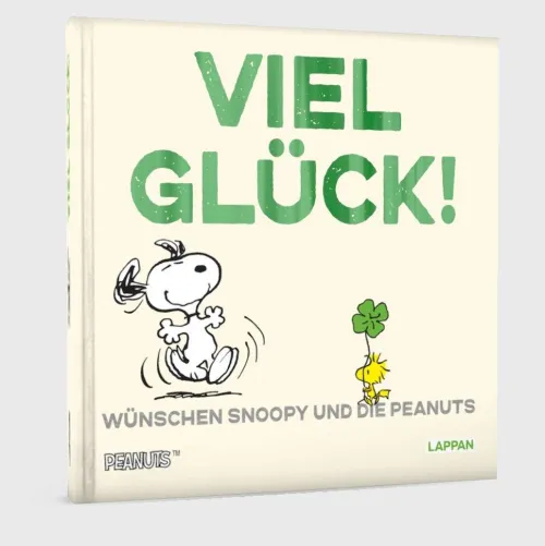 Lappan Verlag Glück & Wünsche-Peanuts Geschenkbuch: Viel Glück wünschen Snoopy und die Peanuts!