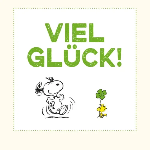 Lappan Verlag Glück & Wünsche-Peanuts Geschenkbuch: Viel Glück wünschen Snoopy und die Peanuts!