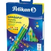 Pelikan Buntstifte*Buntstifte Combino dreieckig dick, 12er Set