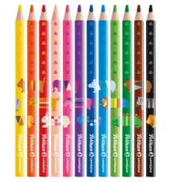 Pelikan Buntstifte*Buntstifte Combino dreieckig dick, 12er Set
