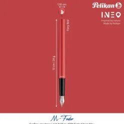 Pelikan Füller & Tinte*Füller Ineo® Elements P6, Metall-Etui, Feuer- Rot