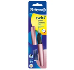 Füller Twist, Girly Rose, Feder M, universell für Rechts- und Linkshänder*Pelikan Online