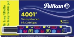 Tintenpatronen 4001® 5er Set Patronen für Lamy-Füller, Königsblau*Pelikan Outlet