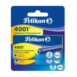 Tintenpatronen 4001® mit 2 x 5er Set Großraum-Patronen, Königsblau*Pelikan Hot