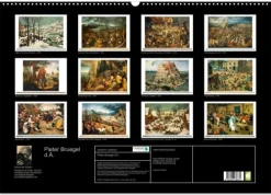 Pieter Bruegel d.Ä. (Wandkalender 2026 DIN A2 quer), Monatskalender*Calvendo Best