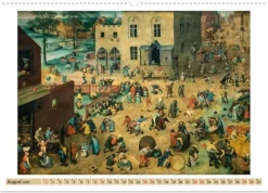 Pieter Bruegel d.Ä. (Wandkalender 2026 DIN A2 quer), Monatskalender*Calvendo Best