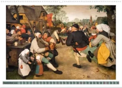 Pieter Bruegel d.Ä. (Wandkalender 2026 DIN A2 quer), Monatskalender*Calvendo Best