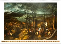 Pieter Bruegel d.Ä. (Wandkalender 2026 DIN A2 quer), Monatskalender*Calvendo Best