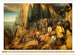 Pieter Bruegel d.Ä. (Wandkalender 2026 DIN A2 quer), Monatskalender*Calvendo Best