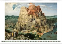 Pieter Bruegel d.Ä. (Wandkalender 2026 DIN A2 quer), Monatskalender*Calvendo Best