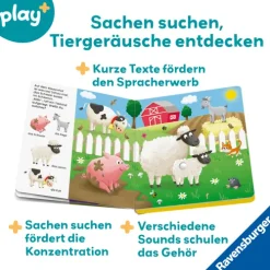 Ravensburger Verlag 0-3 Jahre*Play+ Mein allererstes Soundbuch Tierkinder - ab 12 Monate