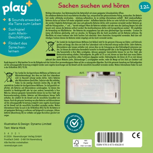 Play+ Mein allererstes Soundbuch Im Dschungel - ab 12 Monate*Ravensburger Verlag