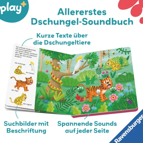 Play+ Mein allererstes Soundbuch Im Dschungel - ab 12 Monate*Ravensburger Verlag