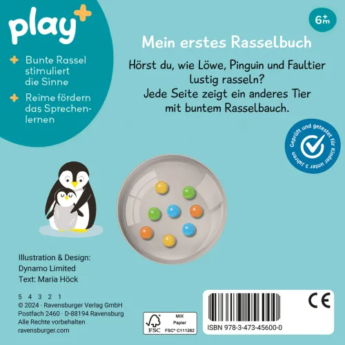 Play+ Schütteln, rasseln, spielen Erste Tiere - ab 6 Monate*Ravensburger Verlag Outlet